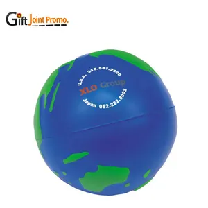 Atacado Personalizado Terra Global PU Stress Ball