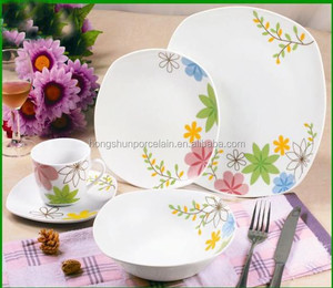 Piatti Quadrati in Ceramica di Alta Qualità, Articoli in Porcellana Classica, Prodotti per la Tavola Molto Richiesti in Turchia - Product Image 3