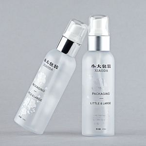 Tùy Chỉnh Thực Hiện Mỹ Phẩm Bao Bì 120Ml 50 Gam Chăm Sóc Da Serum Rõ Ràng Frosted Chai PET Mỹ Phẩm Chai Màn Hình In Ấn Nhựa - Product Image 4