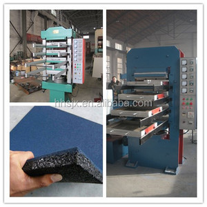 Exterior losetas <span class=keywords><strong>de</strong></span> caucho que hace <span class=keywords><strong>la</strong></span> línea del piso <span class=keywords><strong>de</strong></span> goma <span class=keywords><strong>de</strong></span> vulcanización planta / caucho azulejos que hace <span class=keywords><strong>la</strong></span> máquina - Product Image 1