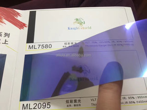 ฟิล์มติดกระจกรถยนต์ PET เปลี่ยนสี ลายคาเมเลี่ยน ขนาด 1.52*30 เมตร ลดแสง 20% สำหรับกระจกรถยนต์  ลดราคาพิเศษ - Product Image 4