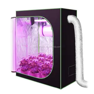 600D Oxford vải cao phản xạ trong nhà hydroponics nhà kính phát triển hộp lều hệ thống phản xạ phát triển hộp