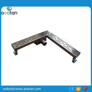 Desagüe <span class=keywords><strong>de</strong></span> Ducha en Ángulo Recto Personalizado/Desagüe <span class=keywords><strong>de</strong></span> Piso/Desagüe <span class=keywords><strong>de</strong></span> Esquina CE ISO 9001 - Product Image 3