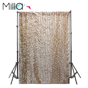 웨딩 이벤트 파티 사용자 정의 이벤트 태 피터 웨딩 사진 배경 장식 커튼 패널 배경 커튼 - Product Image 2