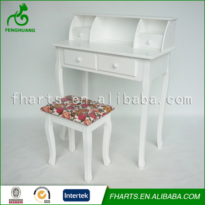 Bianco Stand In Legno Vecchio Stile contemporaneo Comò - Product Image 4