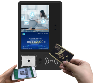 Nhà Máy 4 gam Wifi <span class=keywords><strong>Ethernet</strong></span> 2D quét mã vạch Thanh toán NFC RFID vé xe buýt hệ thống POS - Product Image 5