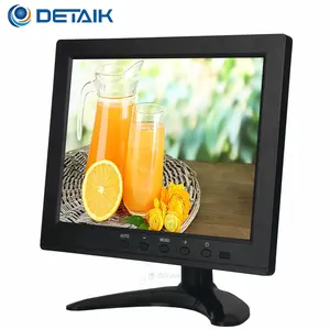 גודל קטן 8 Inch TFT LED VGA צג מגע USB זול 8 "מסך מגע LCD HD צג מחשב