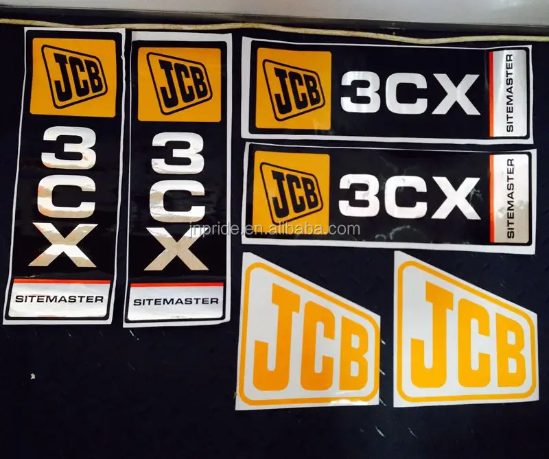 Stiker JCB 3CX Harga Rendah Stiker JCB dengan Kualitas Tinggi dan Harga Rendah