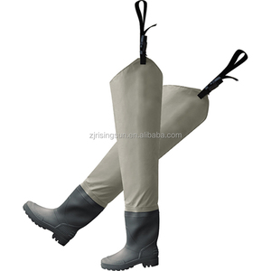 Risingsun <span class=keywords><strong>Fly</strong></span> Fishing wader muslo botas 3 capa transpirable hip wader impermeables pesca wader botas - Product Image 2
