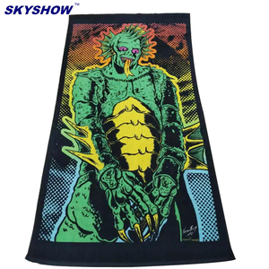 Meilleure vente impression personnalisée 100% coton Fitness <span class=keywords><strong>Oshibori</strong></span> serviette de plage surdimensionnée avec Logo - Product Image 3