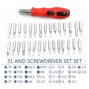 31 Cái DIY Công Cụ Kích Thước Nhỏ Screwdriver Kit Phillips Khe Cắm <span class=keywords><strong>Torx</strong></span> Tri Wing Sao U Y Bits Cho Máy Tính Di Động Kính - Product Image 4