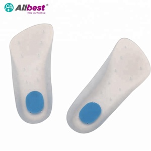 Plantillas Ortopédicas Médicas de Longitud Completa con Soporte de Arco, Plantilla de Silicona Transparente - Marca Allbest, Certificación ISO13485/CE - Product Image 3