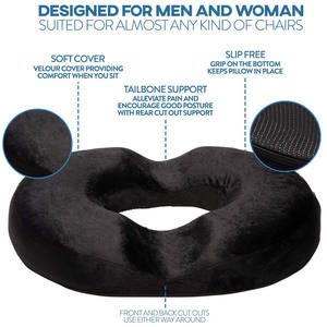 Gel <strong>Donut</strong> Seat <strong>Cushion</strong>, Round Gel Memory Foam <strong>Donut</strong> Seat Message <strong>Cushion</strong>, Memory Foam Gel Round <strong>Donut</strong> Seat <strong>Cushion</strong> - Product Image 6