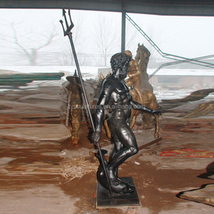 <span class=keywords><strong>Estatua</strong></span> de Bronce de <span class=keywords><strong>Poseidón</strong></span>, Figura Griega Antigua de Metal, para Decoración Interior o Exterior - Product Image 2