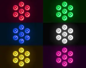 LED MINI WASH MOVING HEAD LIGHT  7*12W 4IN1 RGBW DMX 512 /14CH 