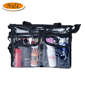 <span class=keywords><strong>Avon</strong></span> Kiểm Toán Nhà Máy Rõ Ràng Pvc Mỹ Phẩm Túi Với Có Thể Tháo Rời Và Điều Chỉnh Dây Đeo Vai, Túi Trang Điểm Rõ Ràng - Product Image 2