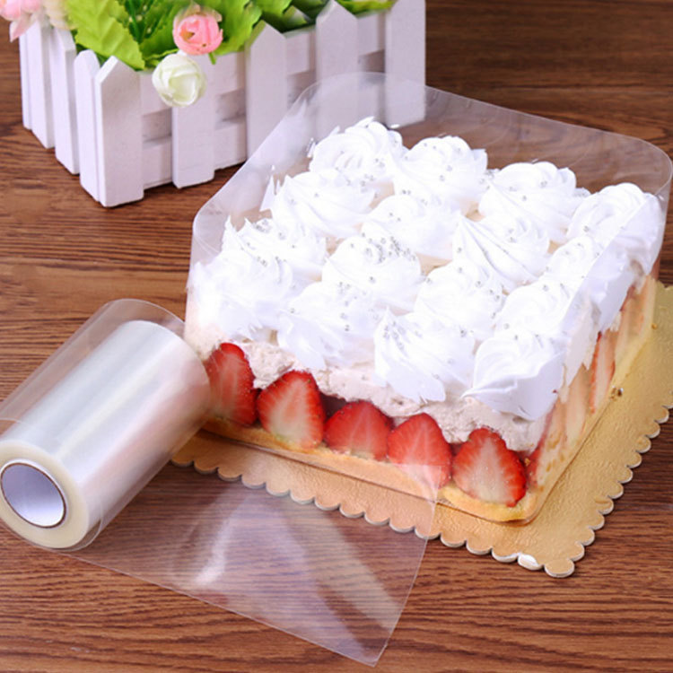 Clair Transparent Cellophane Rouleau Film Plastique D'emballage de Bonbons En Papier Gâteau D'emballage de Biscuit Et De Fleur