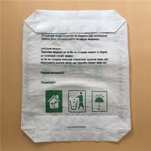 Bolsa de Papel Kraft Interior con Válvula de Fondo Cuadrado de PP de 50 kg y 20 kg para Envasado de Cemento, Arcilla, Yeso, Mortero - Product Image 3