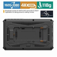 Lilliput A5 5 Zoll 4K HDMI Kamera-Feldmonitor 1920x1080 FHD 118g Ultraleichter Videoassistent für DSLR Spiegellose Kameras & Gimbals