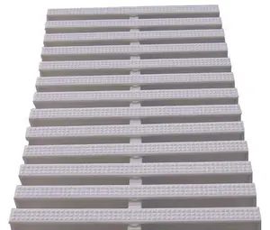 Factory price I type grille drain swimming pool overflow PVC grating non-slip gutter