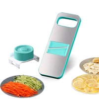 Shule Offre Spéciale nouveau Design ménage manuel mandoline coupe-légumes, broyeur dés hachoir avec aimants