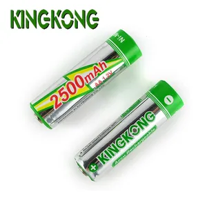 Battery Rechargeable Battery KingKong 2500mah AA 1.2V Ni-MH Rechargeable Battery