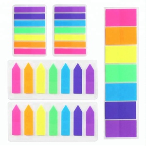Notes autocollantes de bureau transparentes en PET avec flèches colorées personnalisées - Product Image 2