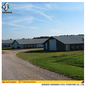 Geprefabriceerde Lage Kosten Vleeskuikens Gevogelte Boerderij Ontwerp In <span class=keywords><strong>China</strong></span> - Product Image 5