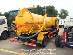 Camion Aspiratore per Acque Reflue DONGFENG HOWO FOTON da 5000 Litri in Vendita - Product Image 6