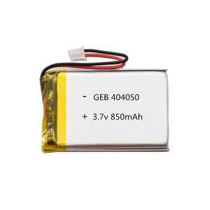 Литий-полимерный аккумулятор толщиной 4 мм, 404050, 850 мАч, 3,7 в - Product Image 3