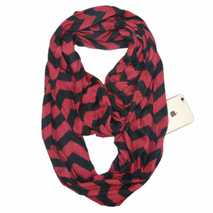 Hot Sale Multifunctional Loop <strong>Scarf</strong> <strong>With</strong> Hidden Zipper <strong>Pocket</strong> - Product Image 3