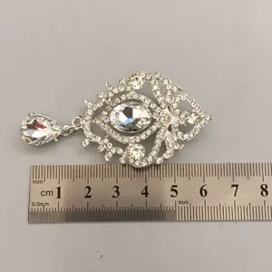 Crystal beaded jewel brooch pin, Pearls brooch pin for wedding