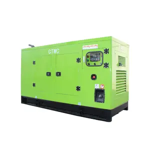 Generator Listrik Diesel 20KW 3 Fase Sunyi, Set Generator Daya 25KVA Diesel Kecil