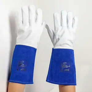 Bio color grano vaca de cuero seguridad guantes de trabajo