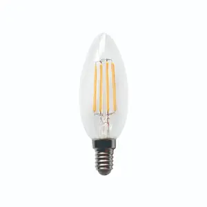 China Leverancier Vintage Gloeilamp E12 E14 B15d B22 E26 E27 1W 2W 3W 4W 5W 6W Kaars Led Filament