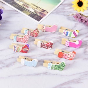 Beau Chat Petit Mini Peg Abeille Canard En Bois En Gros Papier Photo Carte Postale Pinces Pinces Décoratives - Product Image 3