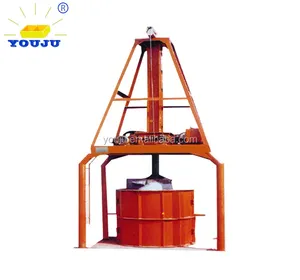 Comprimeren verticaal type cement pijp/buis making machine, diameter van 150mm-1000mm beton, lengte 1m