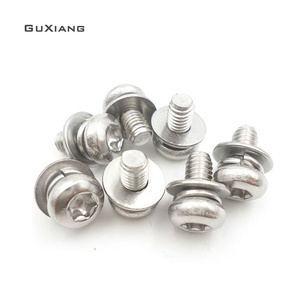 Personnalisé En Acier Inoxydable 304 A2-70 <span class=keywords><strong>Torx</strong></span> à Tête Cylindrique à Trois Vis Combinées - Product Image 1