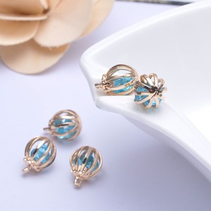 Cuentas rellenas de oro de filigrana de oro rosa de 14MM a la venta - Product Image 1