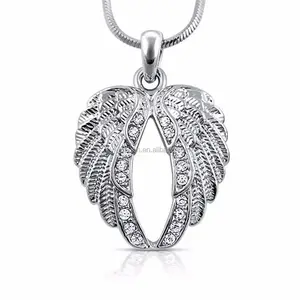 A800057 Huilin gioielli Lovely Crystal Guardian Angel Wings Wing collana decorazioni natalizie collana