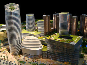 Taller de Modelado Arquitectónico / Modelos de Villas y Plazas Diseño Europeo Plástico ABS Escala HO - Product Image 1