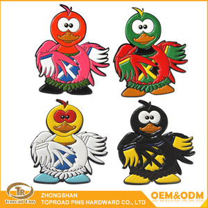 Niedriger Preis Top-qualität Benutzerdefinierte Metall-<span class=keywords><strong>m</strong></span>ünze Emaille Ente Cartoon Customized Geocoins - Product Image 1