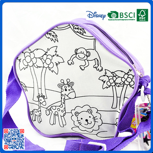2016 Nuovo stile sveglio DIY colorare con il sacchetto animale logo per i bambini - Product Image 3