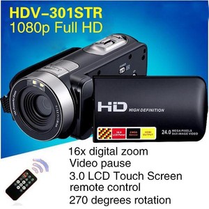 Mới Đến Chuyên Nghiệp Video Camera Hồng Ngoại Nightshot Điều Khiển Từ Xa Kỹ Thuật Số Ghi Video 3.0 "Màn Hình Cảm Ứng 1080 P HD - Product Image 6
