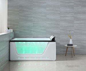 Zwei 2 Person blase massage Heißer badewanne Deluxe Whirlpool wasserfall innen - Product Image 3