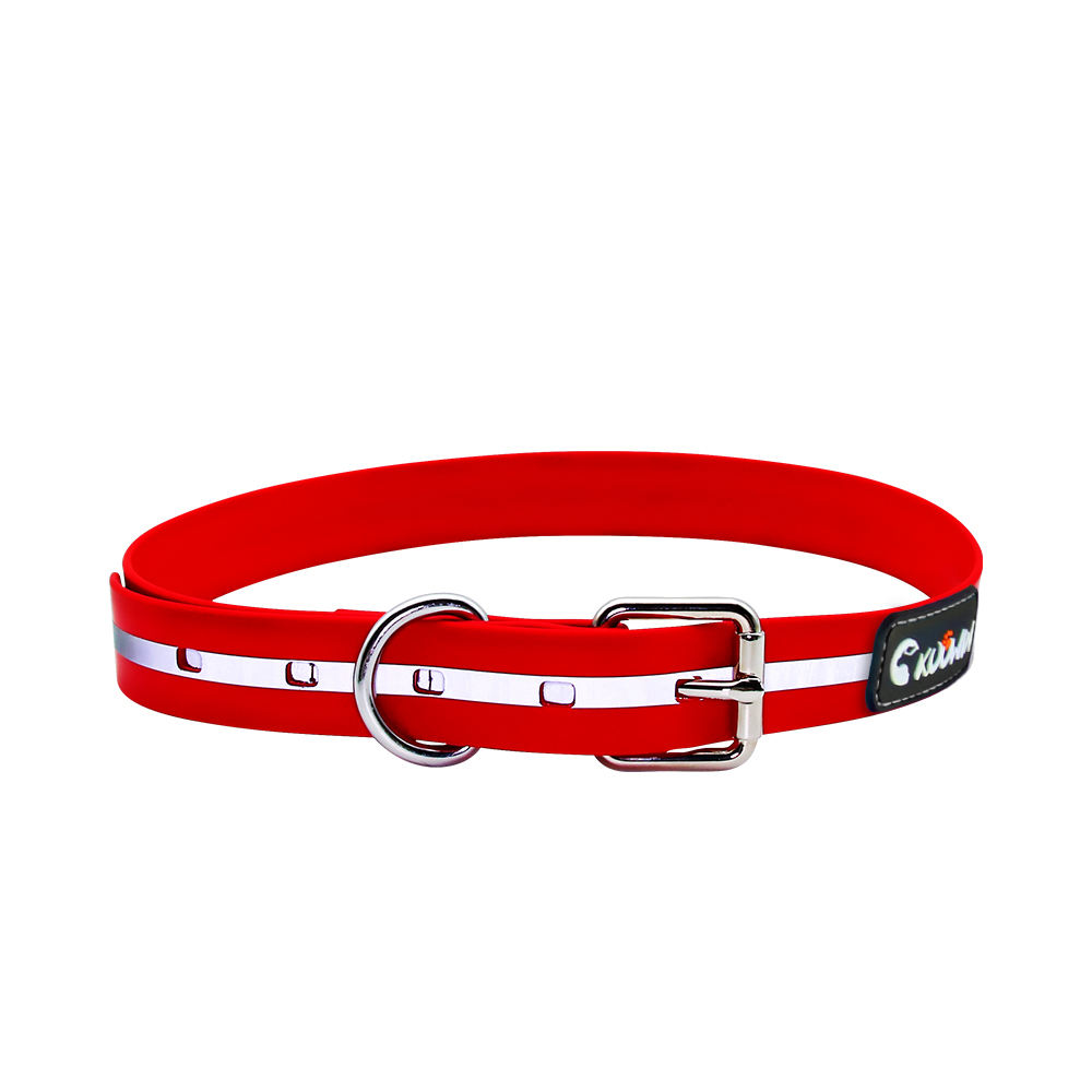 Custom Reflective PVC Coated Dog Collars Waterproof Traction Rope