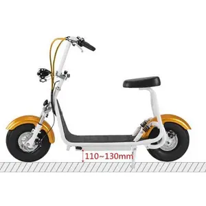 Küçük Ve Zarif Elektrikli Scooter Şehir Coco bisiklet Kolay Binici 48 V 500 W Rekabetçi Fiyat