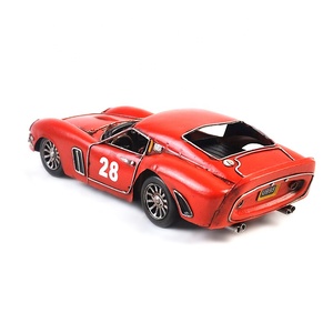 Coche de carreras deportivo de Metal de alta calidad para niños, vehículo de juguete antiguo hecho a mano para decoración, regalo de Navidad, escala 1:18, año <span class=keywords><strong>1962</strong></span> - Product Image 5