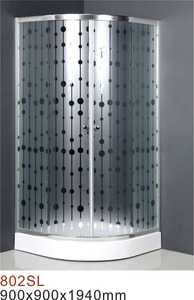 Vidrio templado mampara barato y puerta corredera blanco ABS o acrílico cabina de ducha - Product Image 3