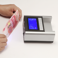 Détecteur de faux billets multi-devises EC500 pour euros, dollars américains, livres sterling, roubles, yuans (détecte à 100 % les faux billets)